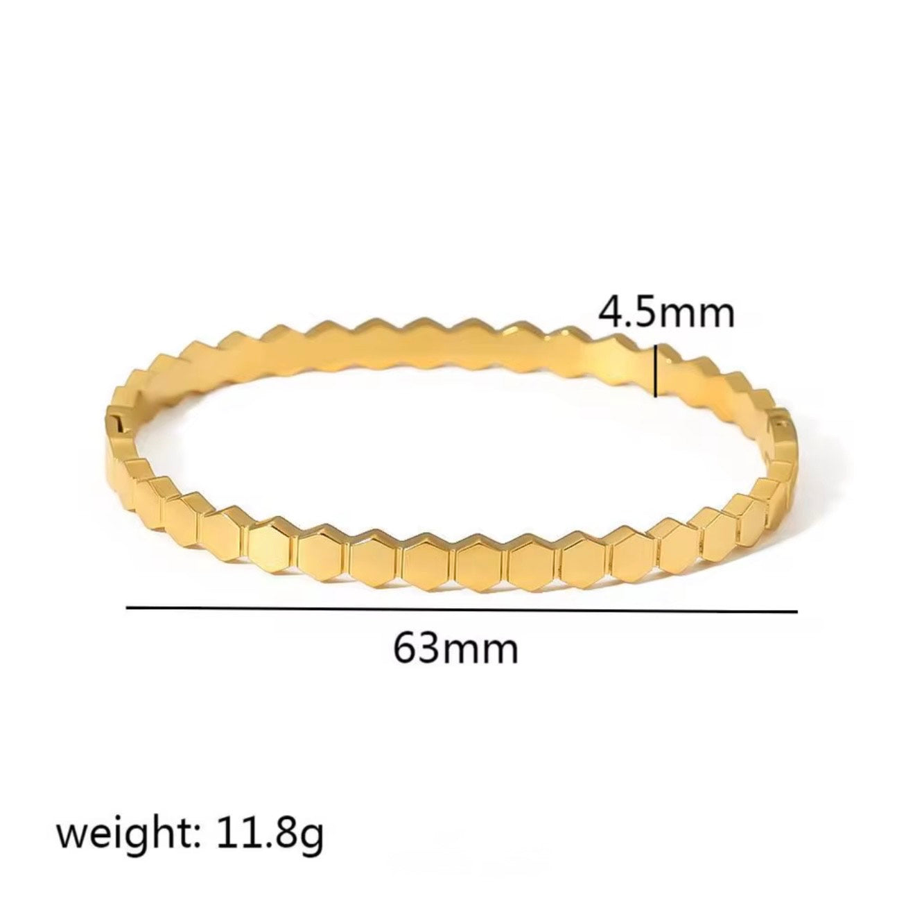 Hexa Shine Bangle