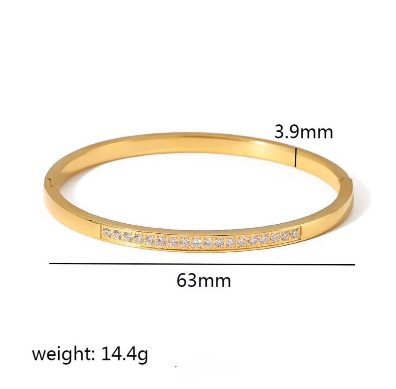 Shimmer Edge Bangle