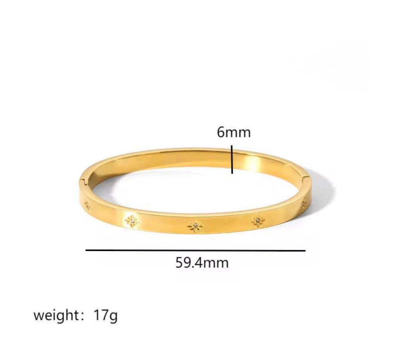 Star Glow Bangle