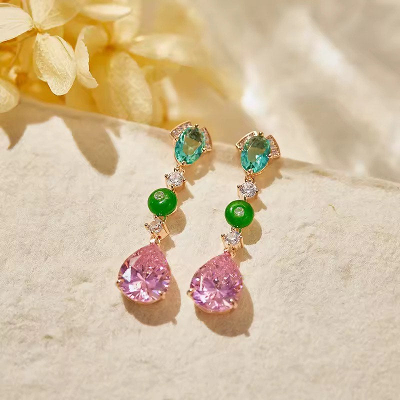 Pastel Royale - Set of Necklace & Earrings