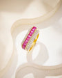 Fuschia Glow Ring