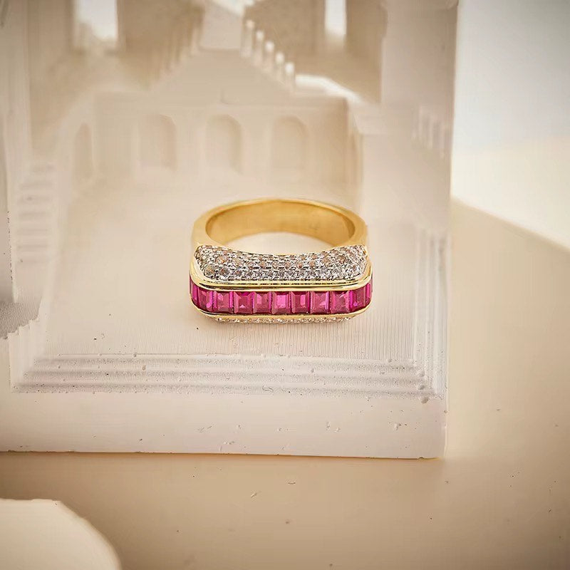 Fuschia Glow Ring