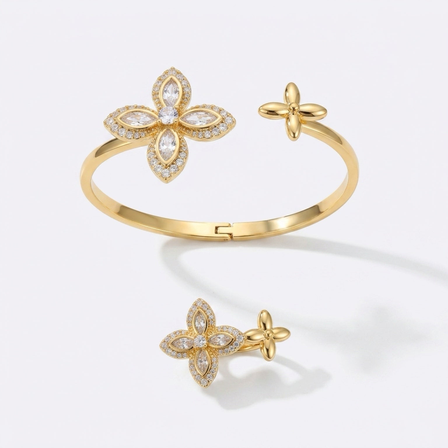 Fortune Clover - Bangle & Ring