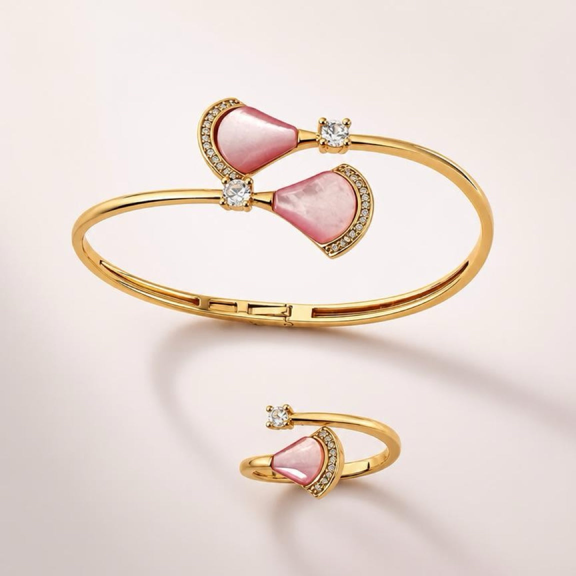 Éclat Rosé - Bangle & Ring