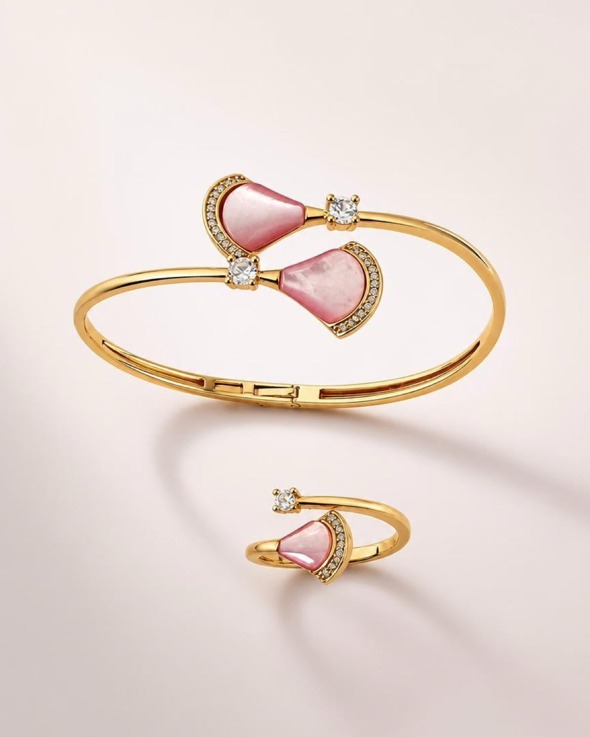 Éclat Rosé - Bangle & Ring