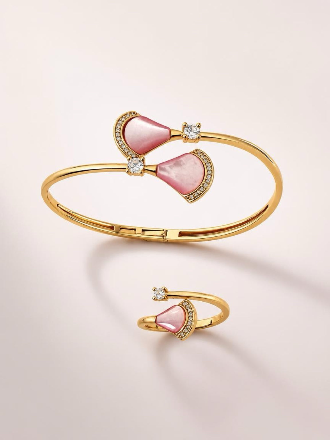Éclat Rosé - Bangle & Ring