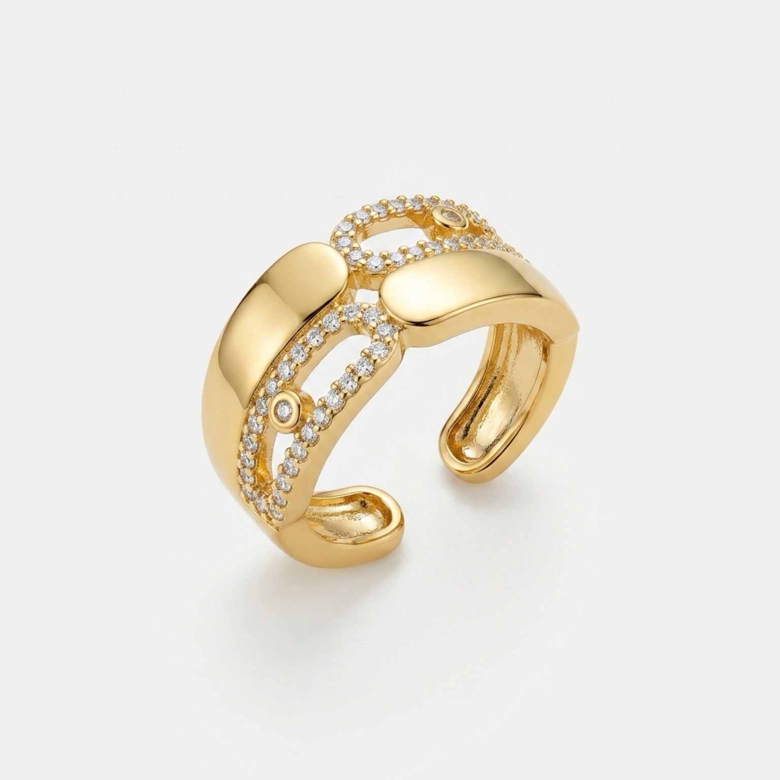 Amara Gold - Bangle & Ring