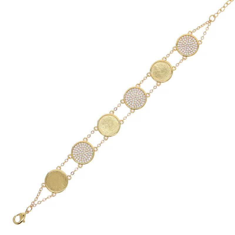 Gold Coin Bracelet