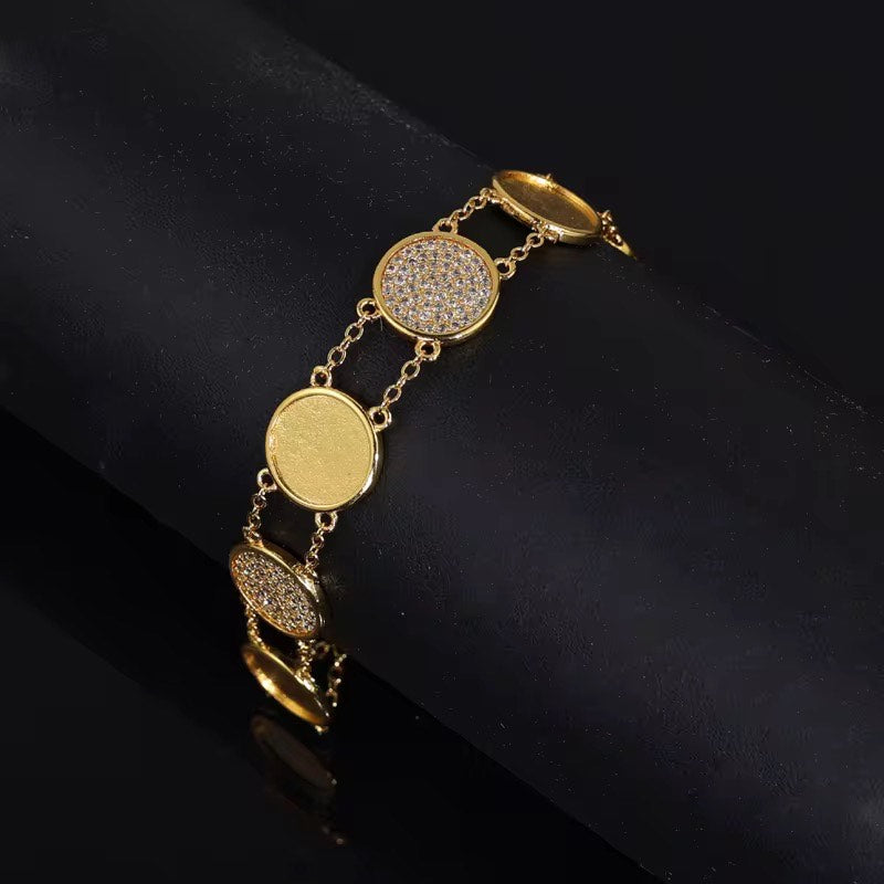 Gold Coin Bracelet