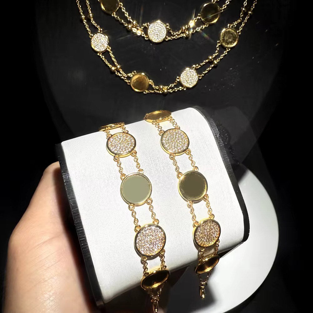 Gold Coin Bracelet