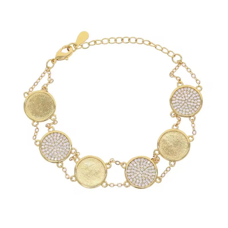 Gold Coin Bracelet
