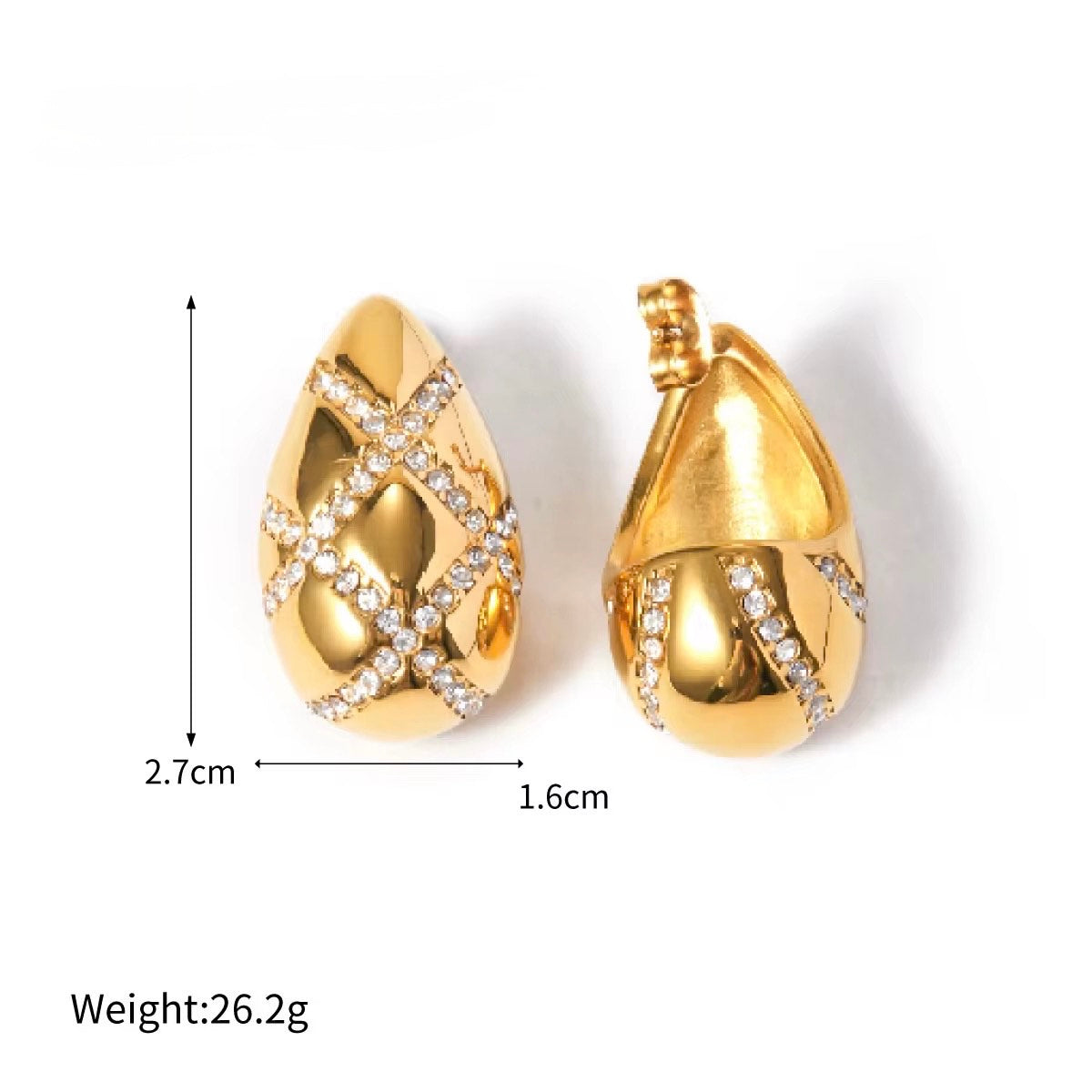 Golden Gossip Earrings