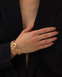 Golden Wave Cuff Bangle