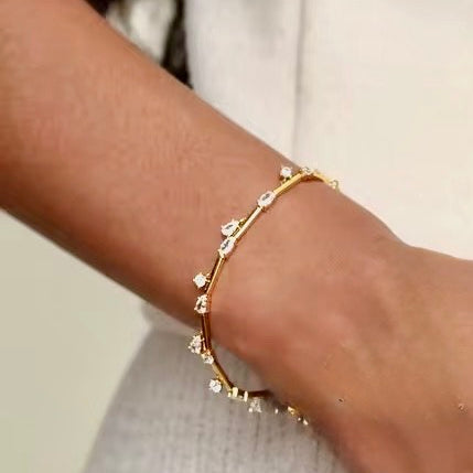 Golden Raindrops Bracelet