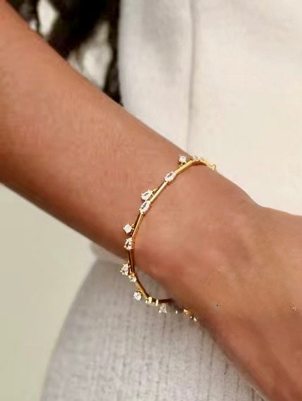 Golden Raindrops Bracelet