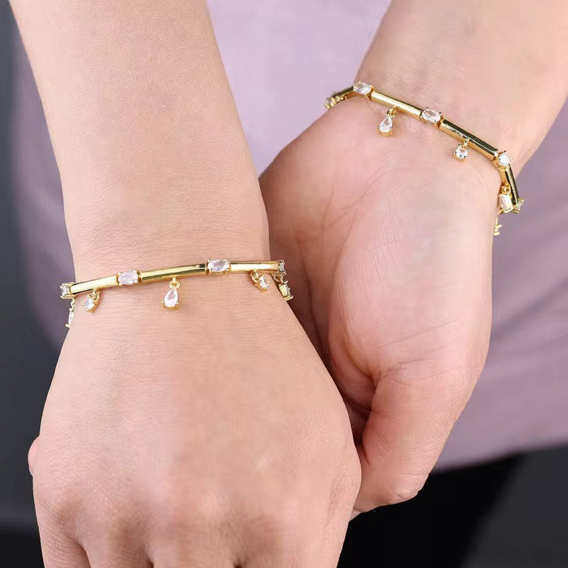 Golden Raindrops Bracelet