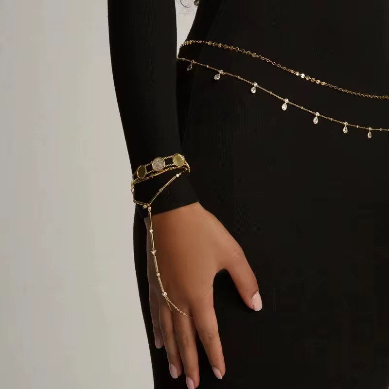 Gold Coin Bracelet