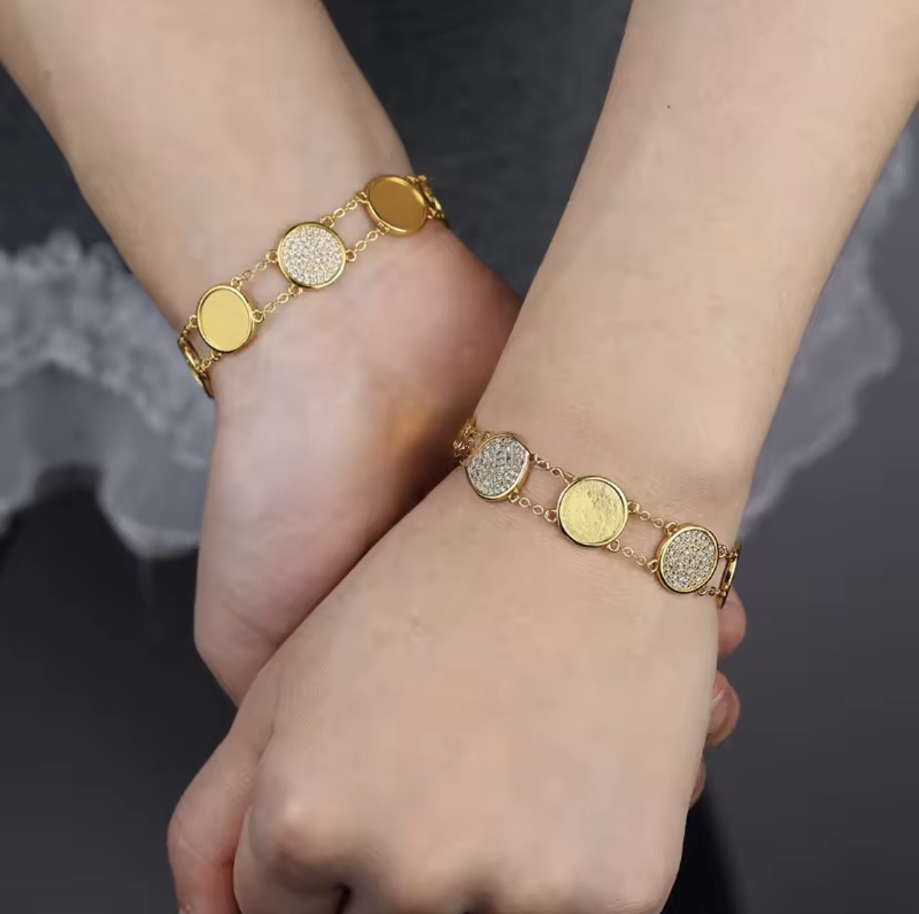 Gold Coin Bracelet