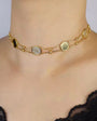 Gold Coin Necklace/ Choker