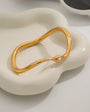 Twist Me Gold Bangle
