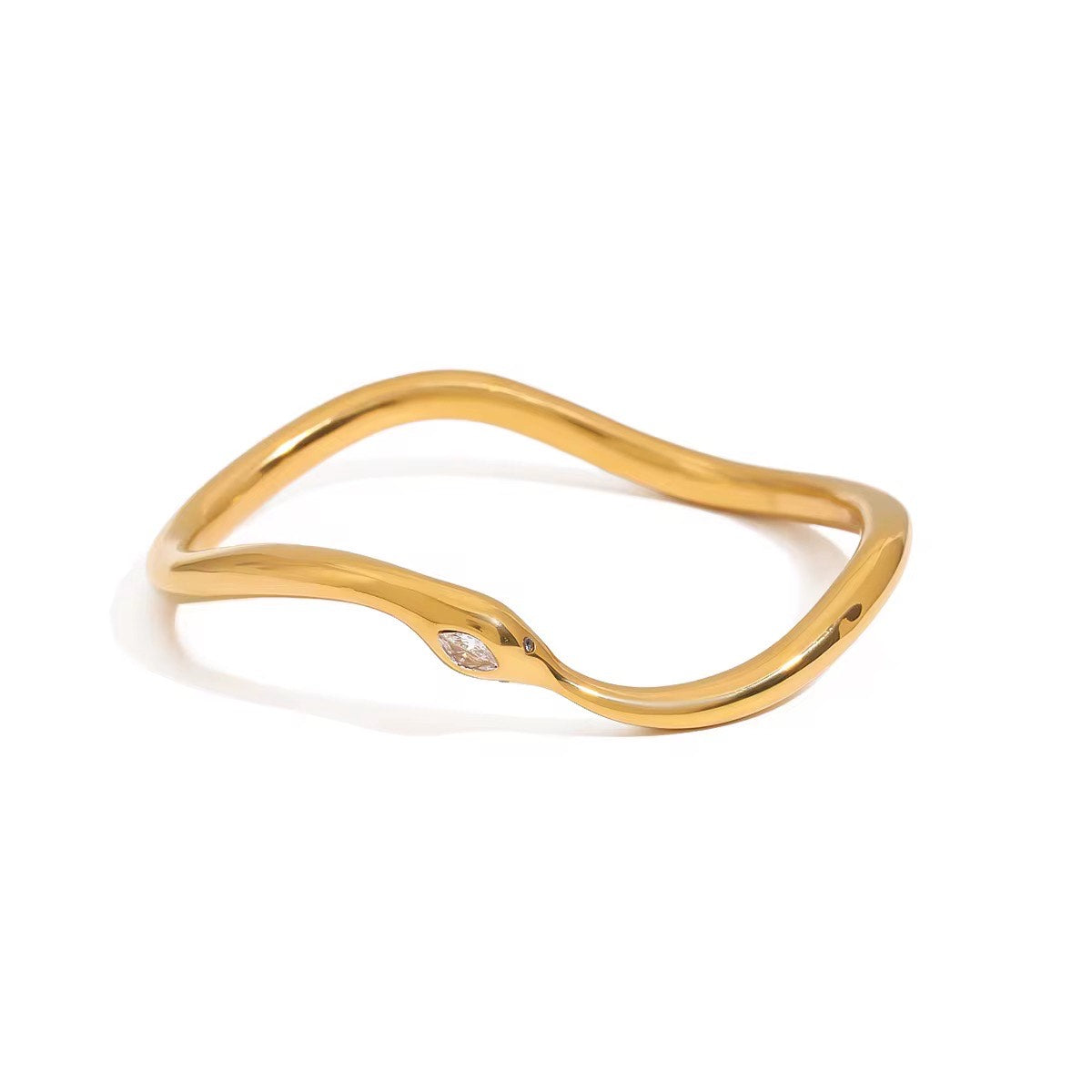 Twist Me Gold Bangle