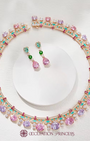 Pastel Royale - Set of Necklace & Earrings