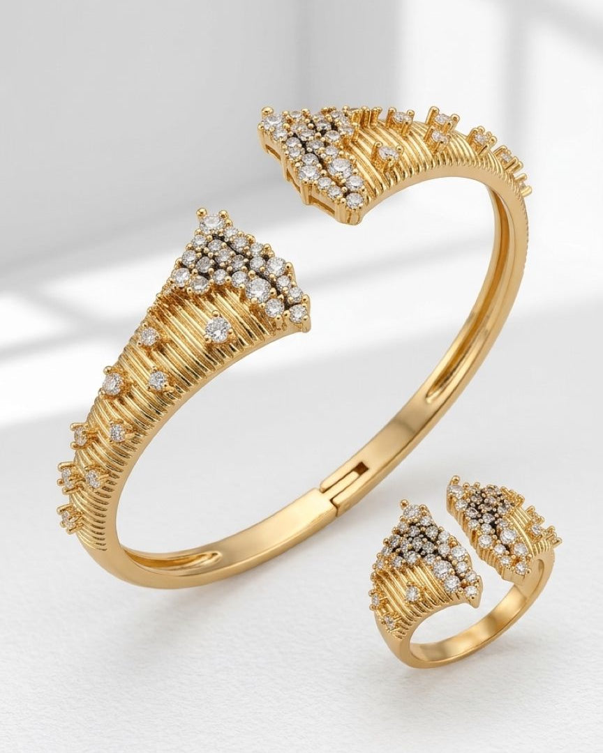 Tiara Gleam -  Bangle & Ring