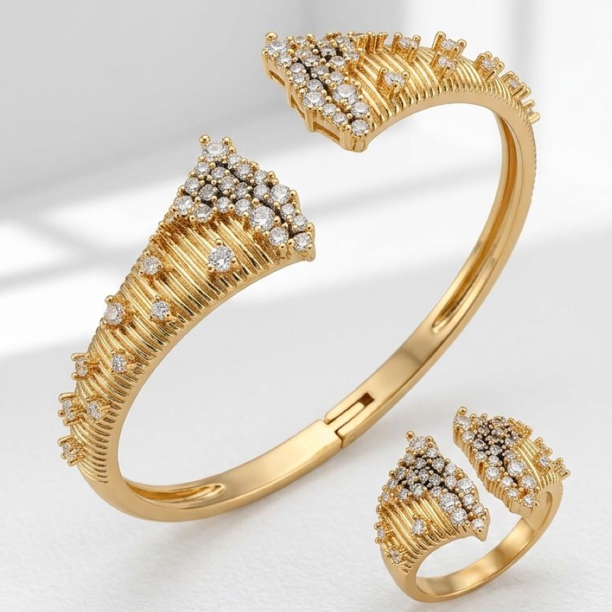 Tiara Gleam -  Bangle & Ring