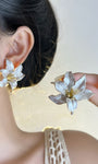White Blossom Earrings